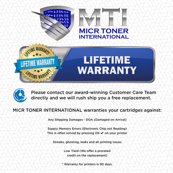 MTI 89A HP CF289A MICR Toner Cartridge