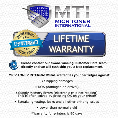 HP 148X W1480X OEM Modified MICR Toner Cartridge (High Yield)