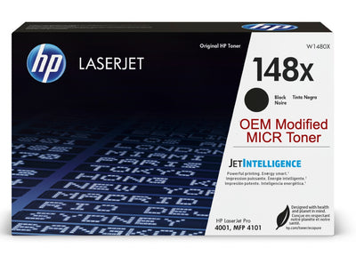 HP 148X W1480X OEM Modified MICR Toner Cartridge (High Yield)