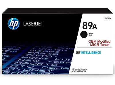 HP 89A CF289A OEM MODIFIED MICR Toner Cartridge