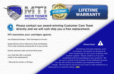 MTI 58X MICR Toner Compatible for HP CF258X Check Printing Cartridge (High Yield, 2-Pack)