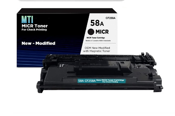 HP 58A CF258A OEM Modified MICR Toner Cartridge