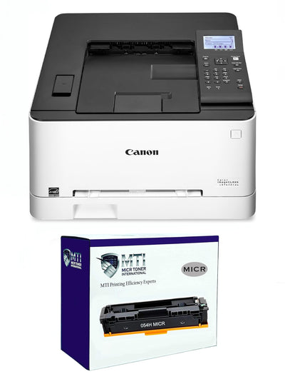 Canon imageCLASS LBP622Cdw Check Printer with 1 MTI 054H MICR Cartridge (High Yield)