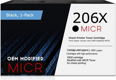 HP 206X OEM Modified W2110X MICR Toner Cartridge (High Yield)