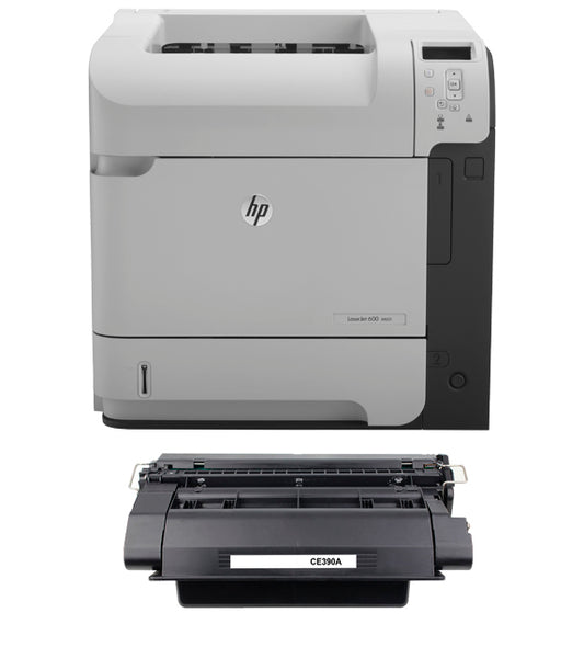 HP LaserJet Enterprise M601n MICR Printer Package: 1 CE390A Compatible ...