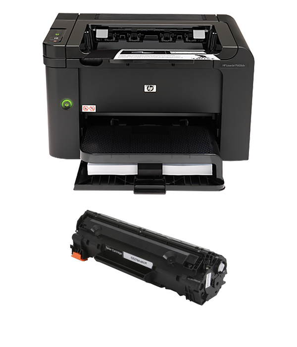 HP P1606DN LaserJet Printer and 1 MTI MICR Cartridge - MICR