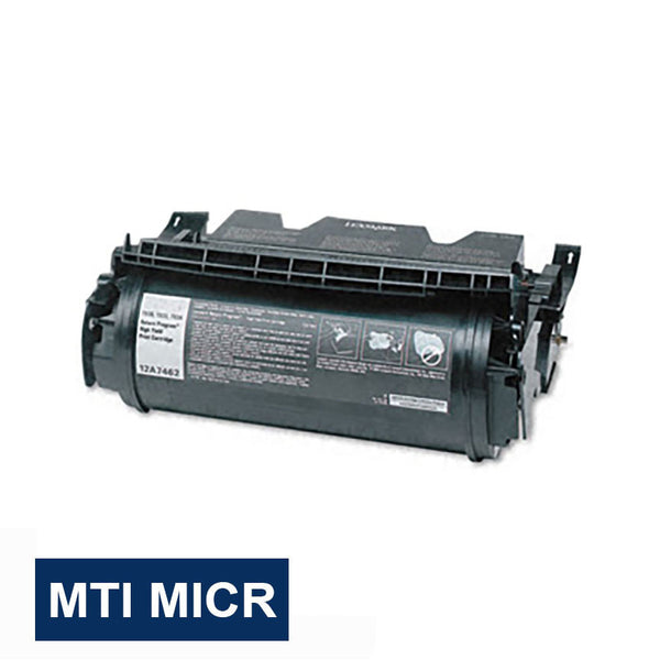 MTI 12A7462 Compatible Lexmark MICR Toner Cartridge