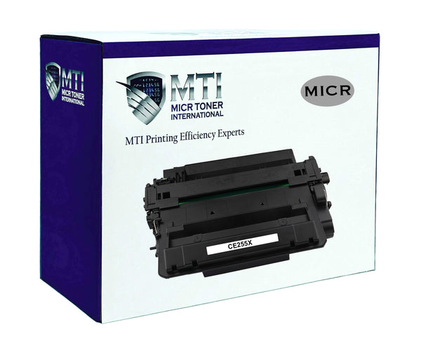 MTI 55X Compatible HP CE255X MICR Toner Cartridge (High Yield)