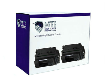 MTI 81X MICR Toner Cartridge for HP CF281X Check Printers M605 M606 M630 MFP (2-Pack)